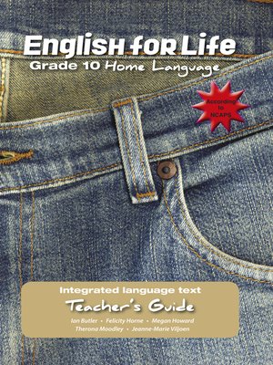 cover image of English for Life Teacher's Guide Grade 10 Home Language